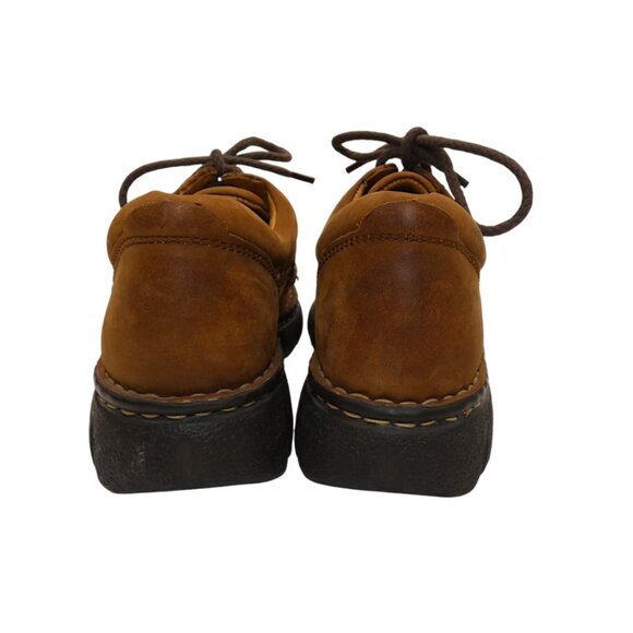 Born Women’s 8.5 Brown Leather Lace-Up Chunky Oxford Comfort Shoes Grunge Y2K - Picture 3 of 11